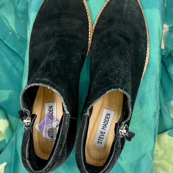 Steve Madden Suede Ankle Bootie - Picture 6 of 7